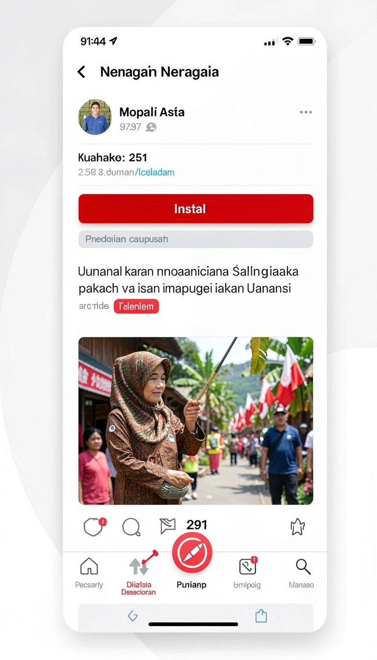 Screenshot Review Aplikasi merdekawin nomor 1